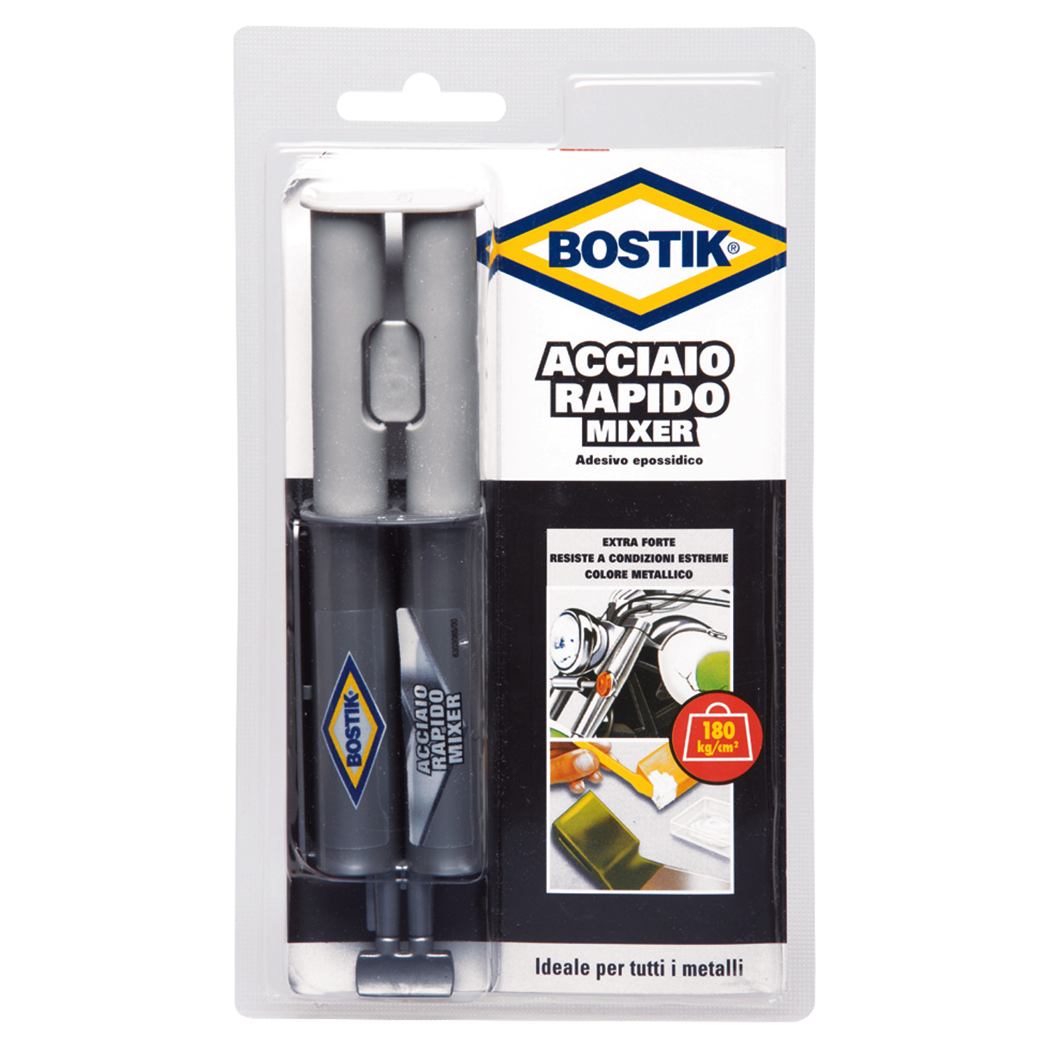 STUCCO EPOSSIDICO BICOMPONENTE RIPARA SOTT'ACQUA BOSTIK 56 gr